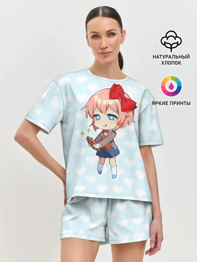Женская пижама с шортами