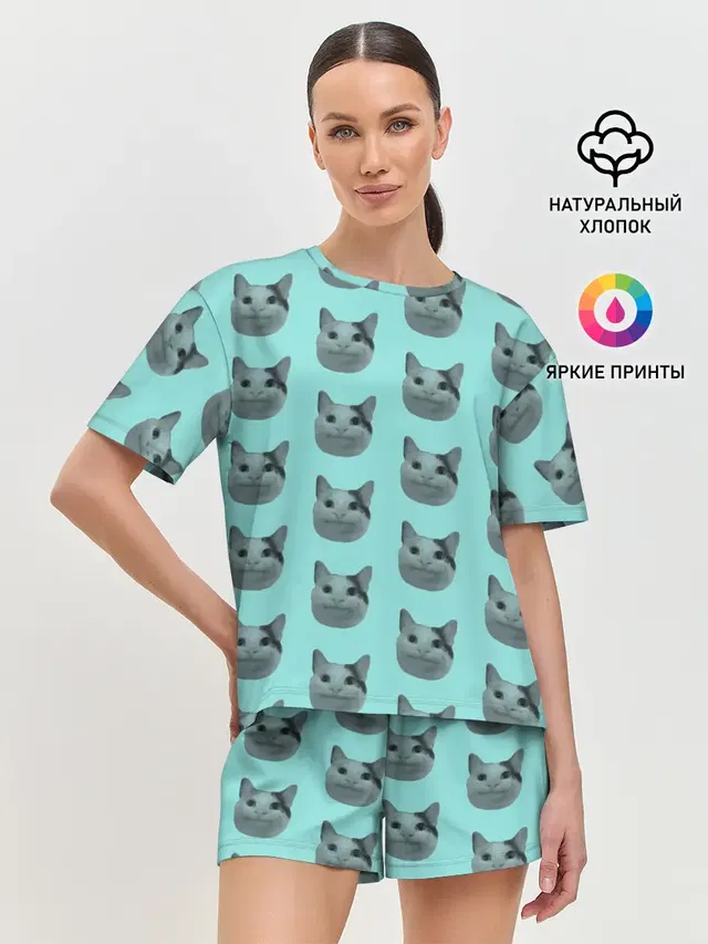 Женская пижама с шортами