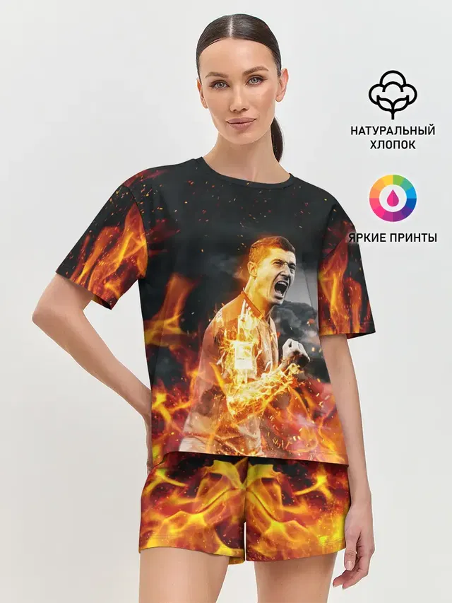 Женская пижама с шортами