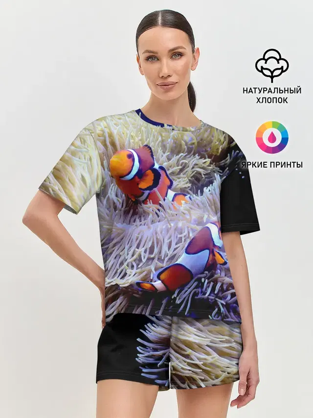 Женская пижама с шортами