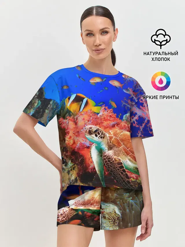 Женская пижама с шортами
