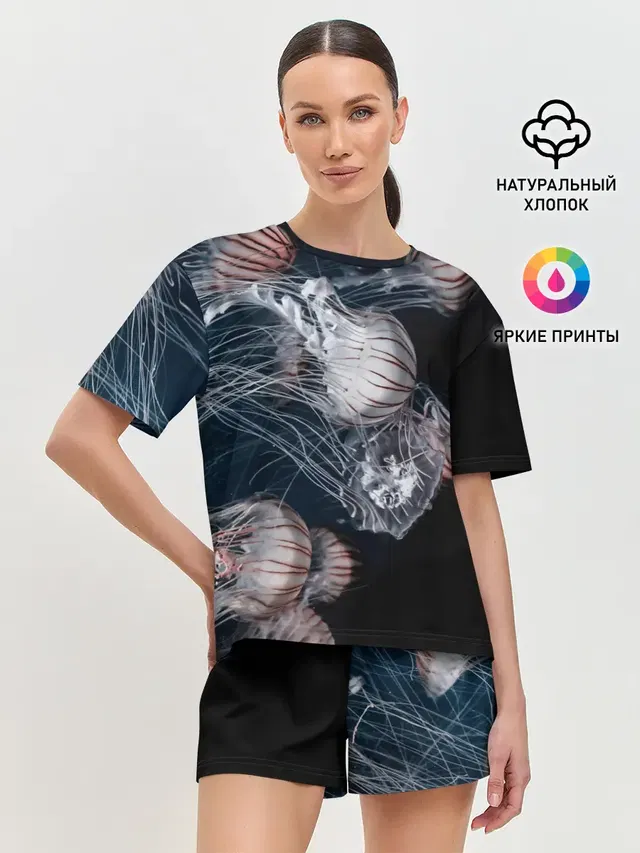 Женская пижама с шортами