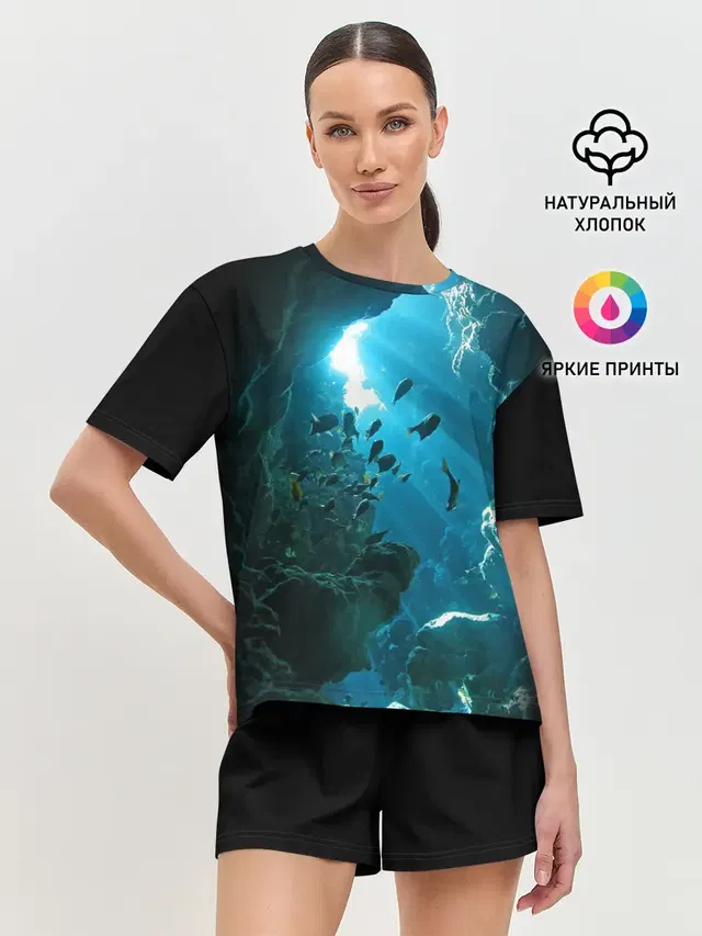 Женская пижама с шортами
