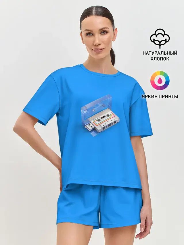 Женская пижама с шортами