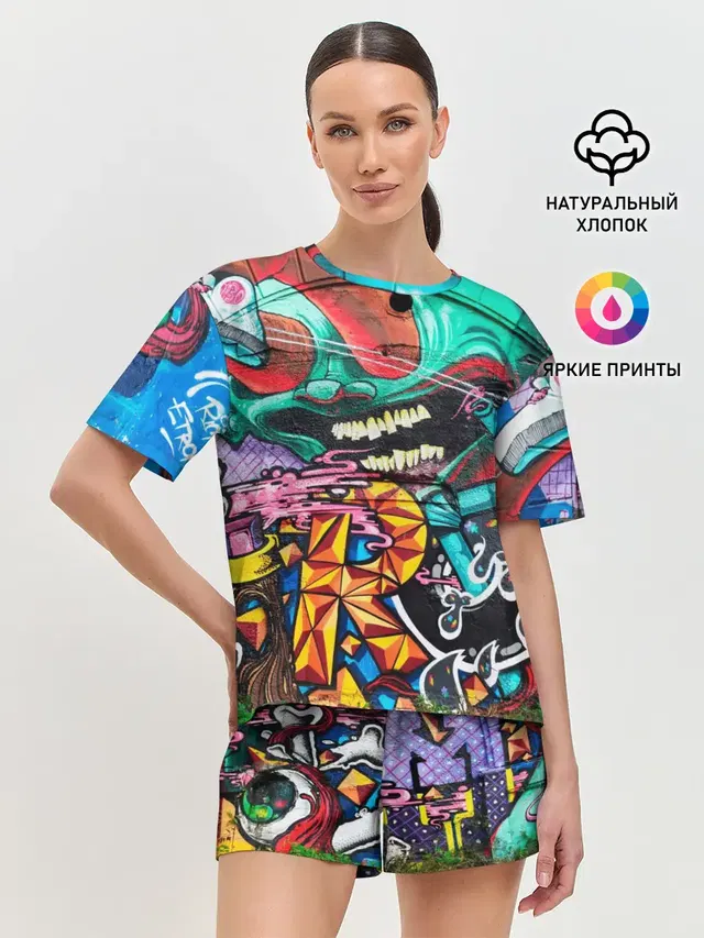 Женская пижама с шортами