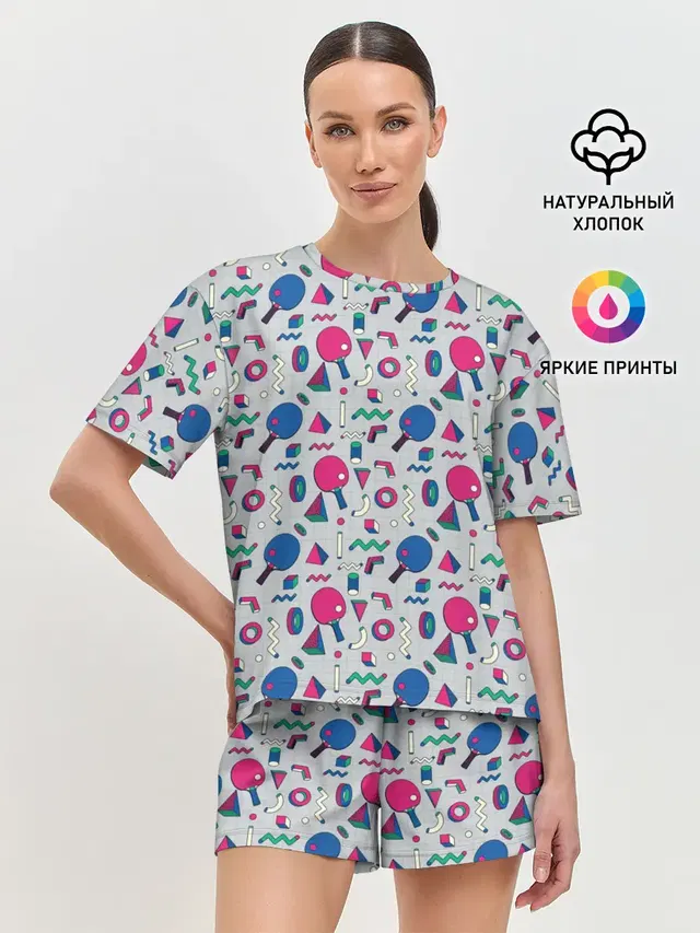Женская пижама с шортами