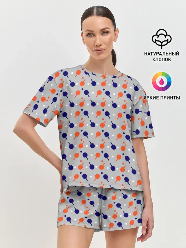 Женская пижама с шортами