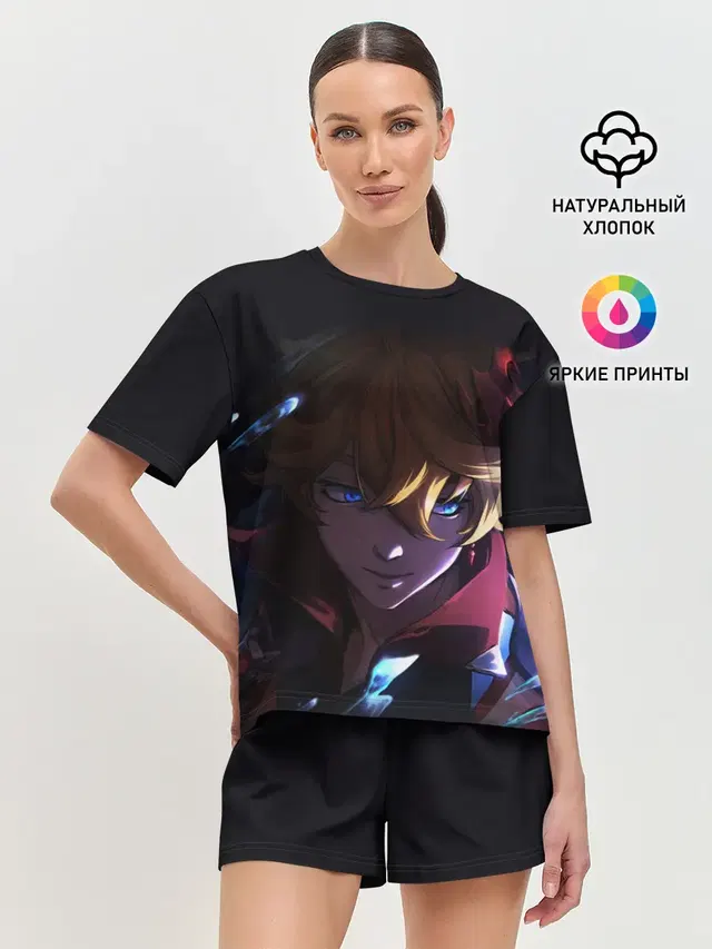 Женская пижама с шортами