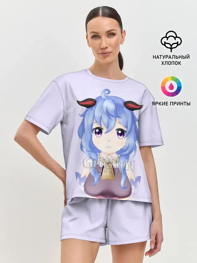 Женская пижама с шортами