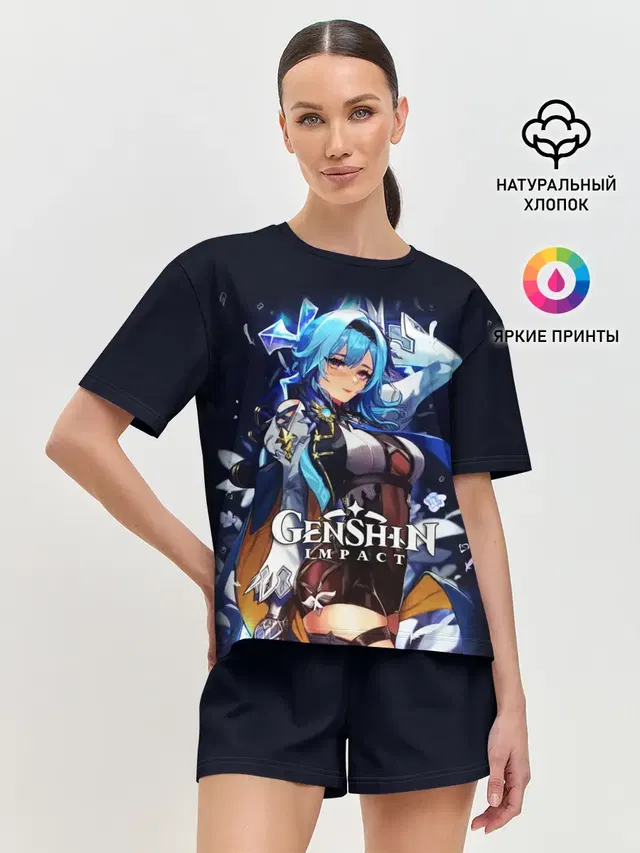 Женская пижама с шортами