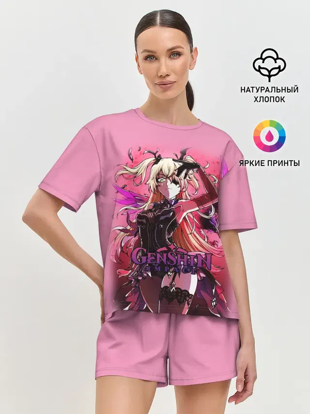Женская пижама с шортами