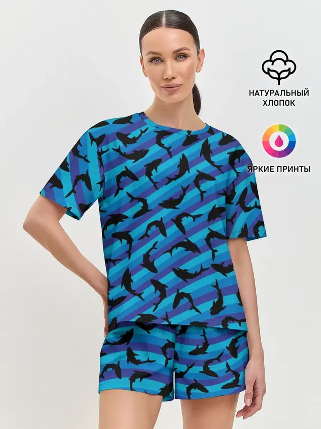 Женская пижама с шортами