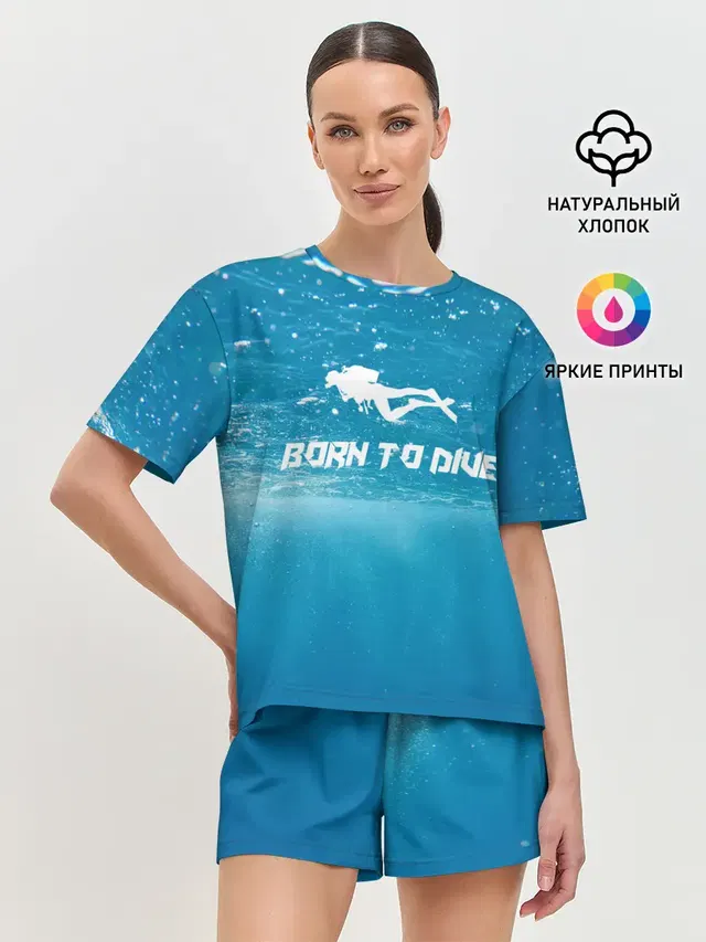 Женская пижама с шортами