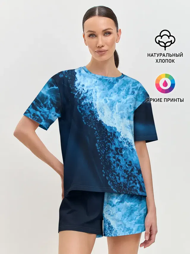 Женская пижама с шортами
