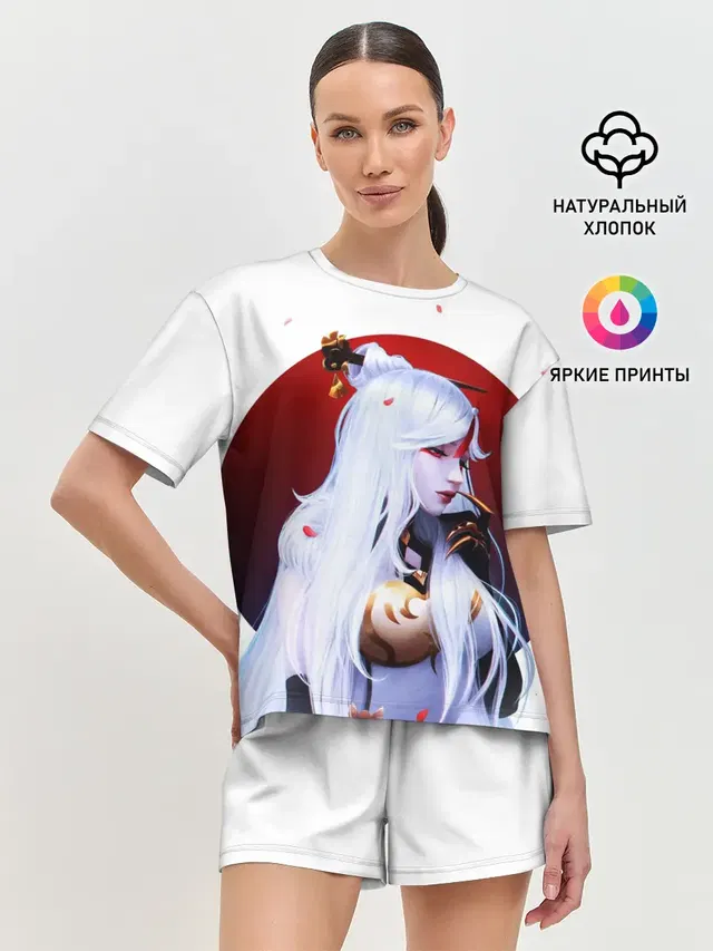 Женская пижама с шортами