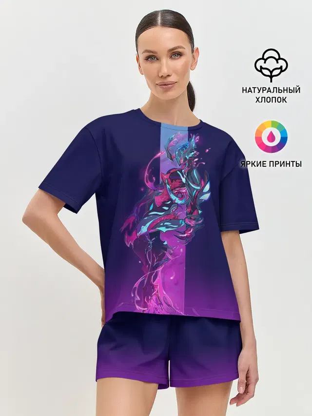 Женская пижама с шортами