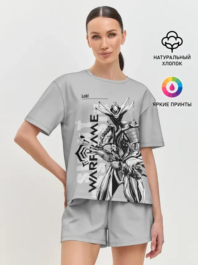 Женская пижама с шортами