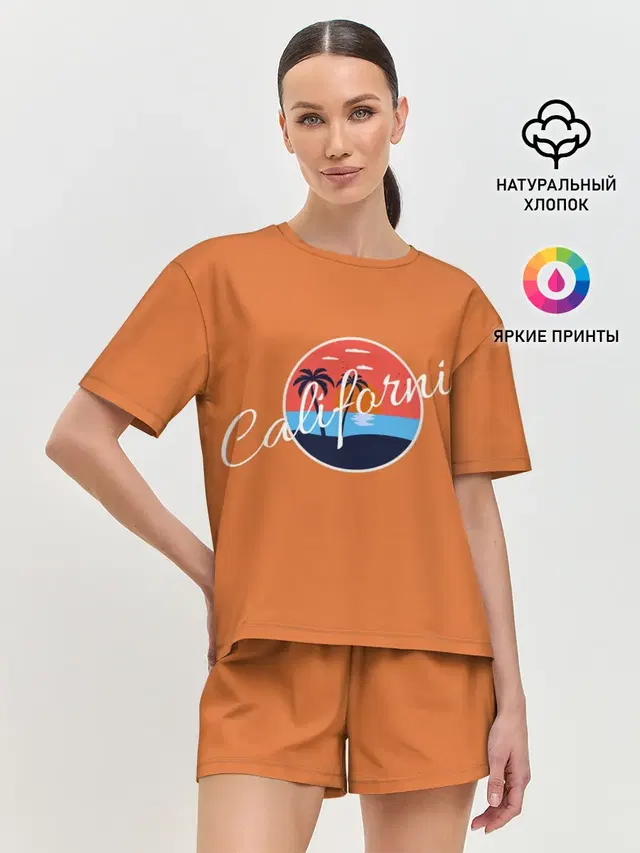 Женская пижама с шортами
