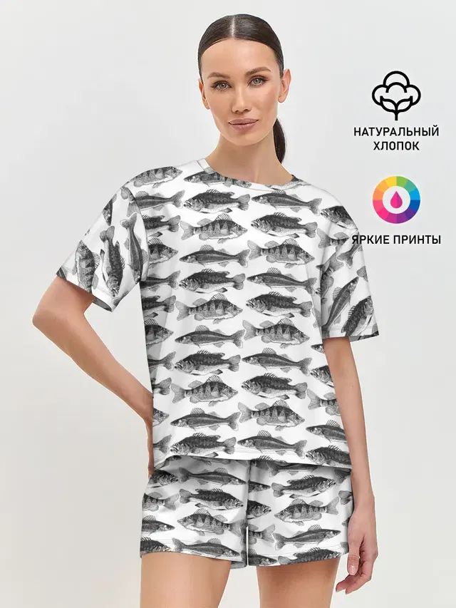 Женская пижама с шортами