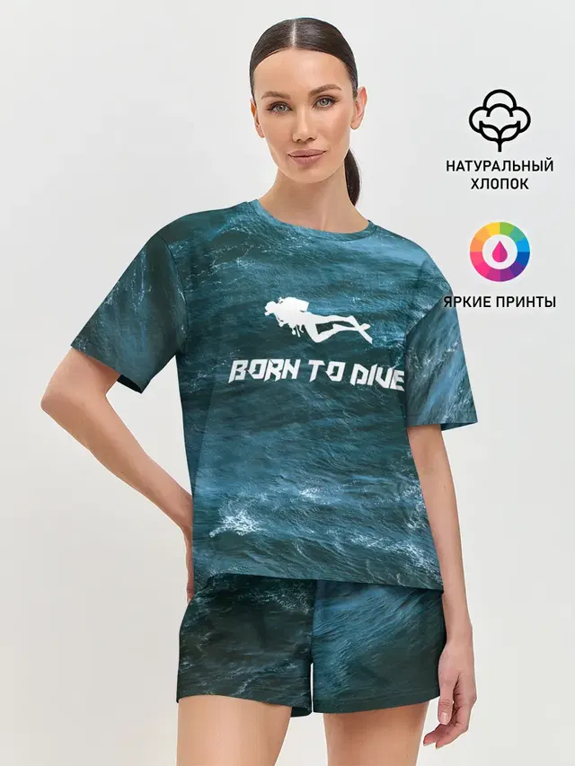 Женская пижама с шортами