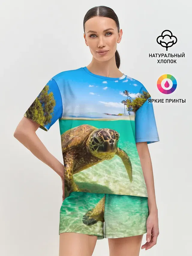 Женская пижама с шортами