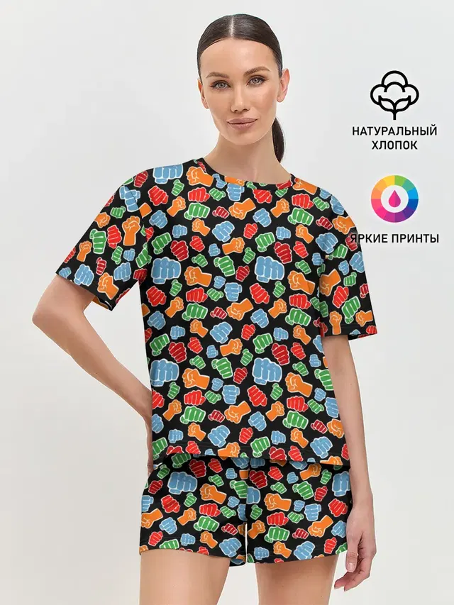 Женская пижама с шортами
