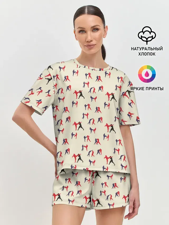 Женская пижама с шортами