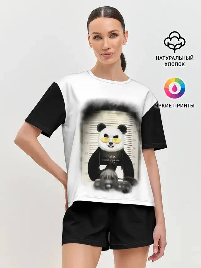 Женская пижама с шортами