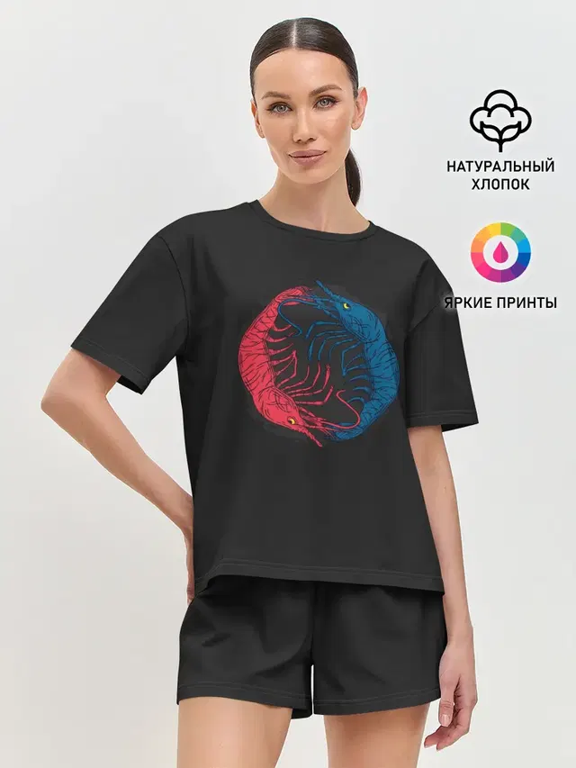Женская пижама с шортами