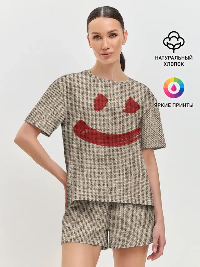 Женская пижама с шортами