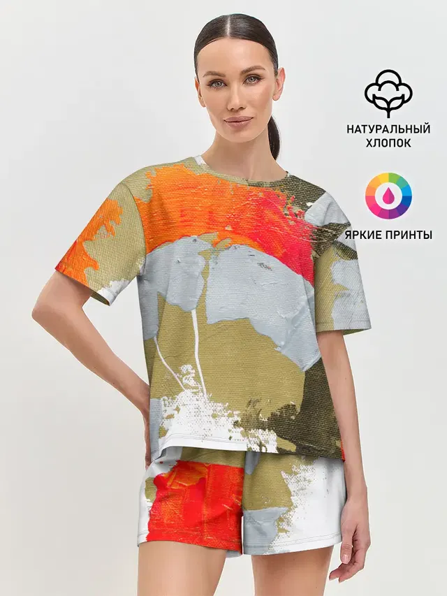 Женская пижама с шортами