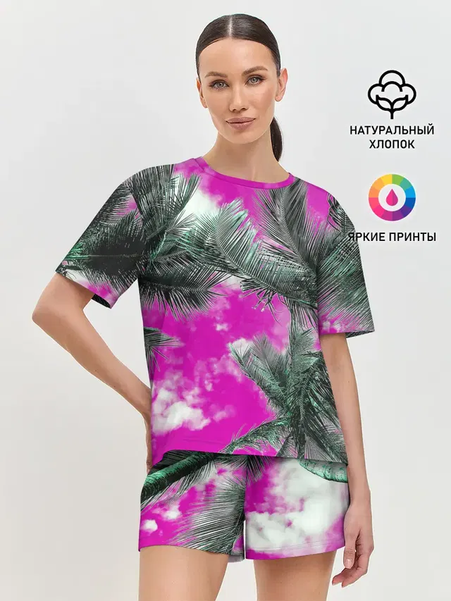 Женская пижама с шортами