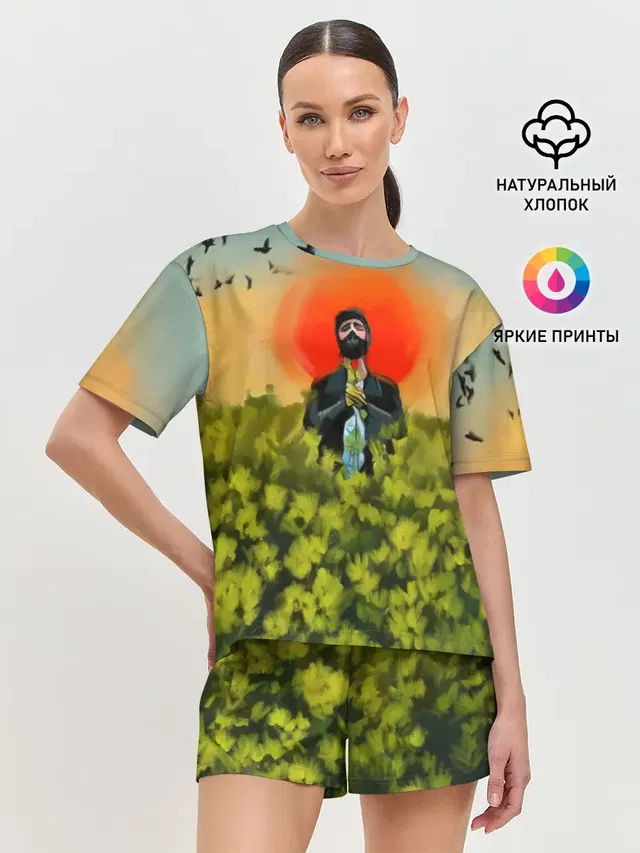 Женская пижама с шортами