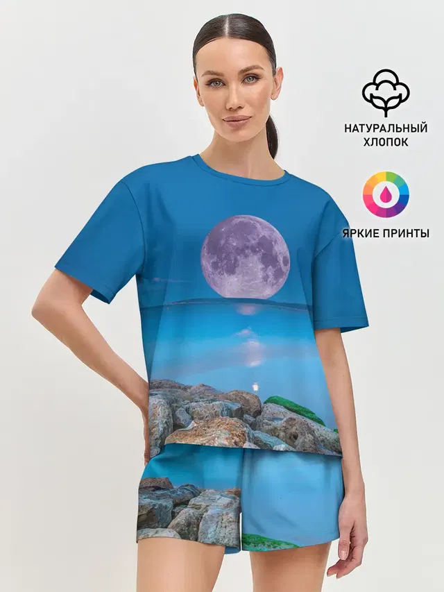Женская пижама с шортами
