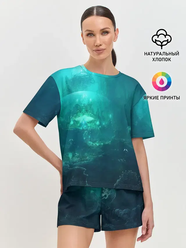 Женская пижама с шортами