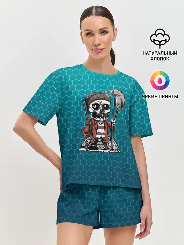 Женская пижама с шортами
