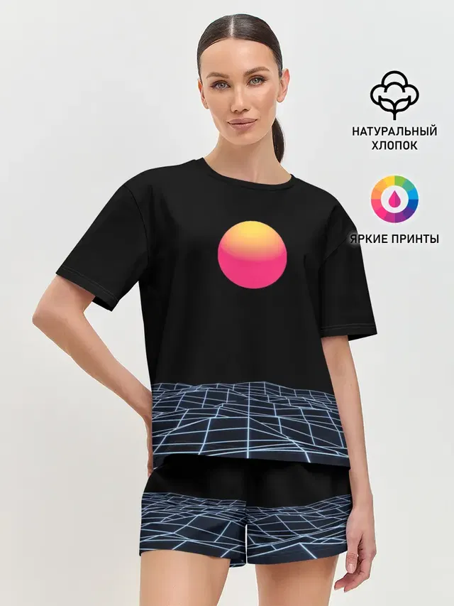 Женская пижама с шортами