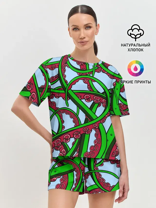 Женская пижама с шортами