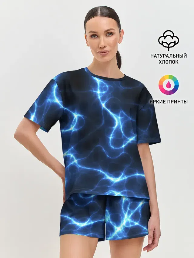 Женская пижама с шортами