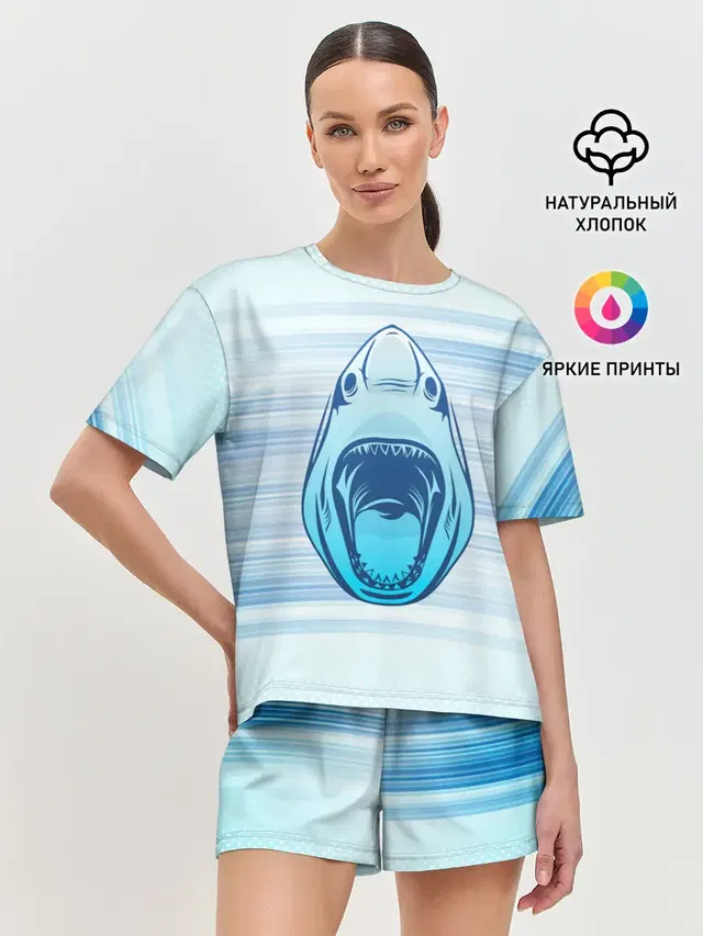 Женская пижама с шортами