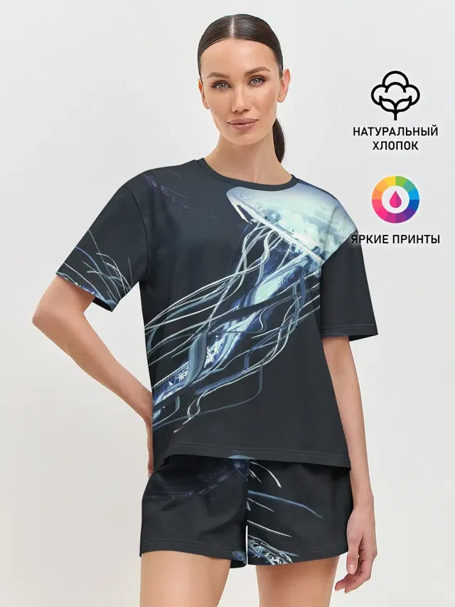 Женская пижама с шортами