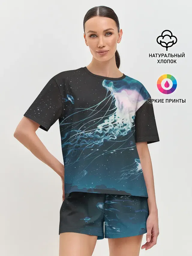 Женская пижама с шортами