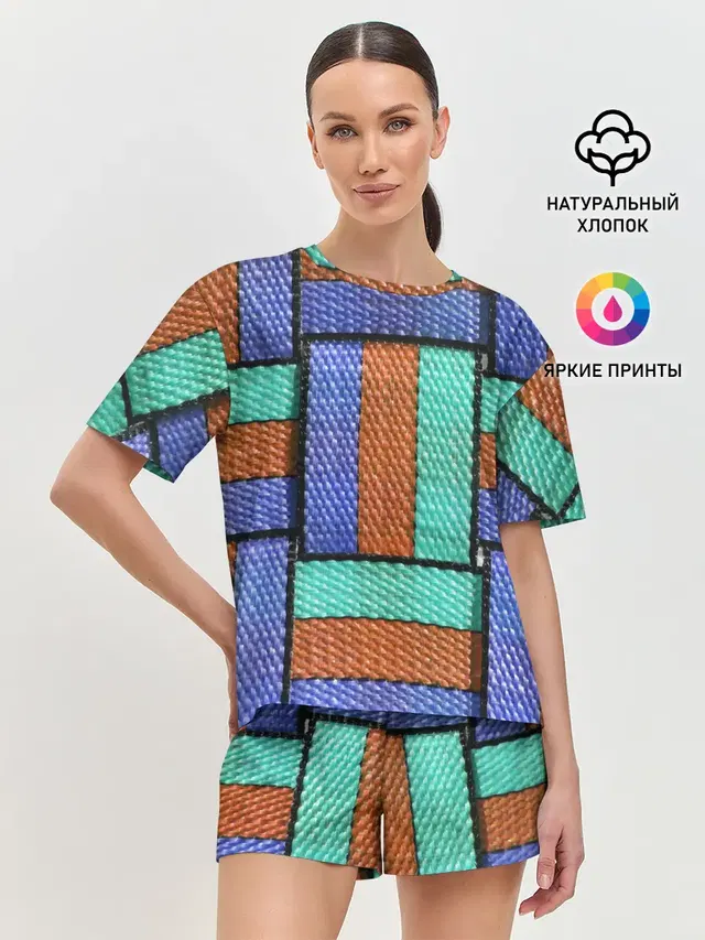 Женская пижама с шортами