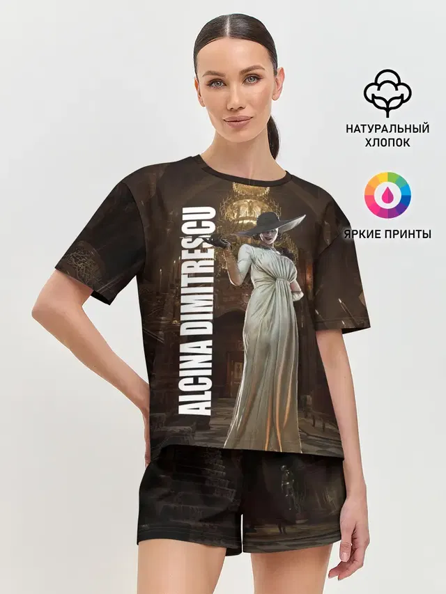 Женская пижама с шортами