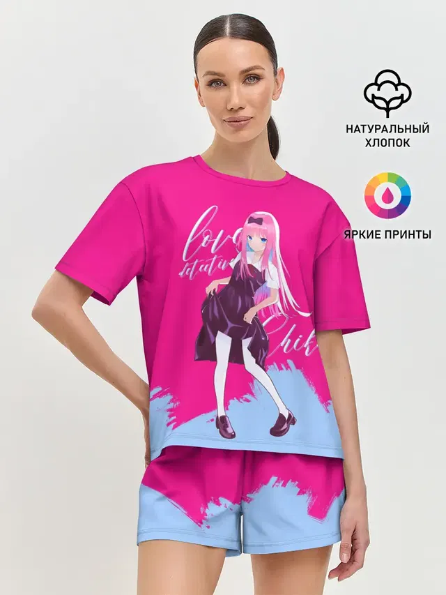 Женская пижама с шортами