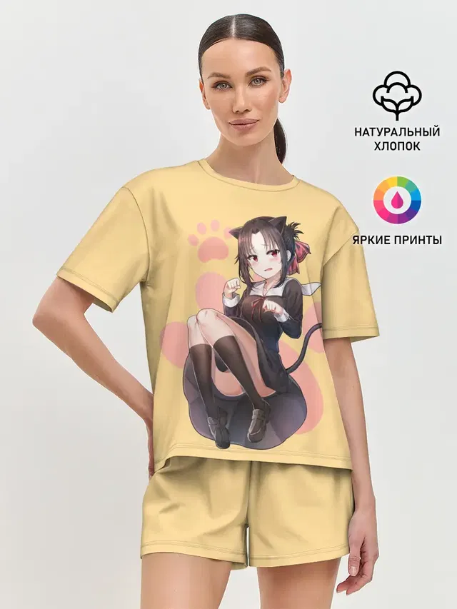 Женская пижама с шортами