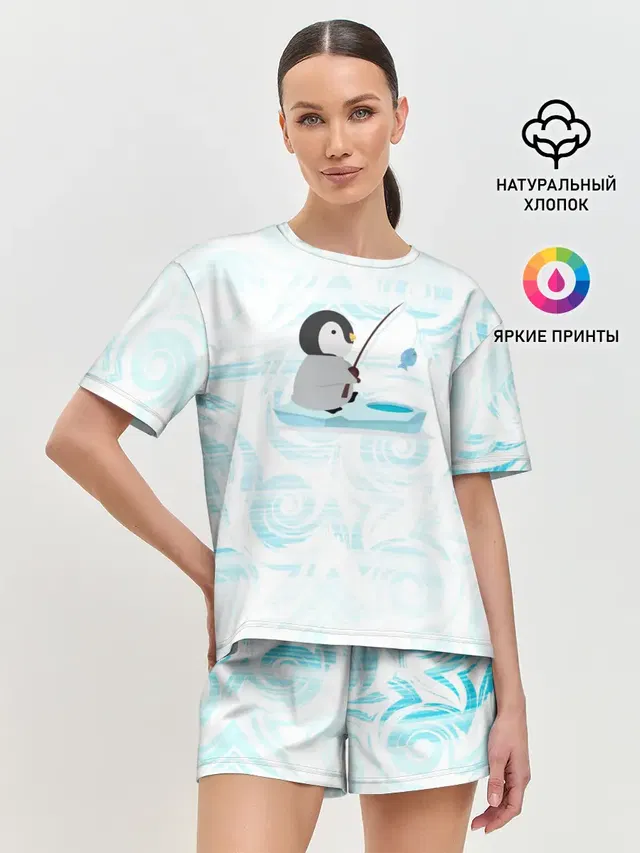 Женская пижама с шортами