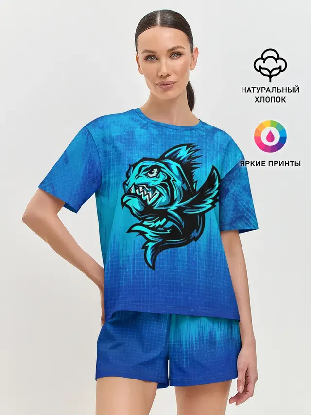 Женская пижама с шортами