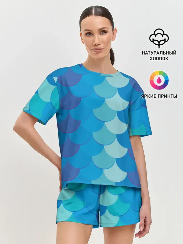 Женская пижама с шортами