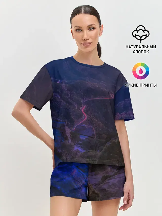 Женская пижама с шортами